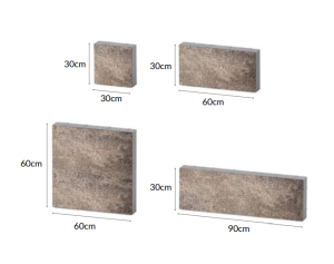 Térkő, Madera Pro, raklap 8,64 m2, FORMÁK [3]: 30x30
