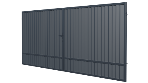 Kétszárnyú kapu 3,5 m, Topaz kerítés