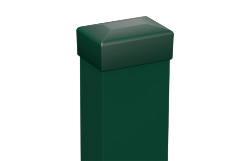 Słupek panelowy 6 x 4 cm, ogrodzenie Sparta zielony