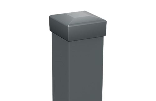 Słupek uniwersalny, 7x7x215cm, antracyt