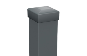 Lyuk nélküli oszlop, 7x7x215 cm, horganyzott, porszórt (1) (1) (1) (1)