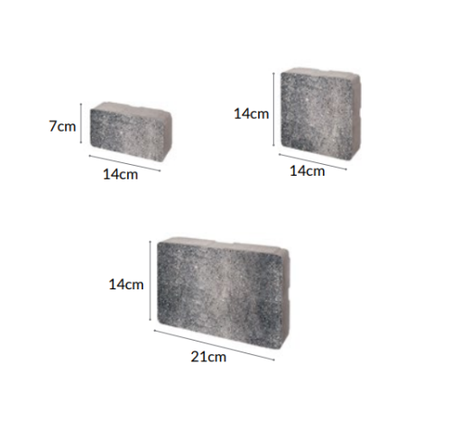 Kostka brukowa śrutowana, Luna Pro.png