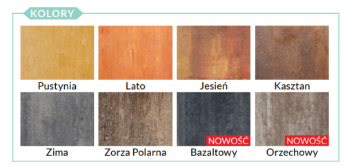 Kostka brukowa ColorBlend , Granito, kolory.png
