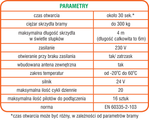Automat do bramy przesuwnej