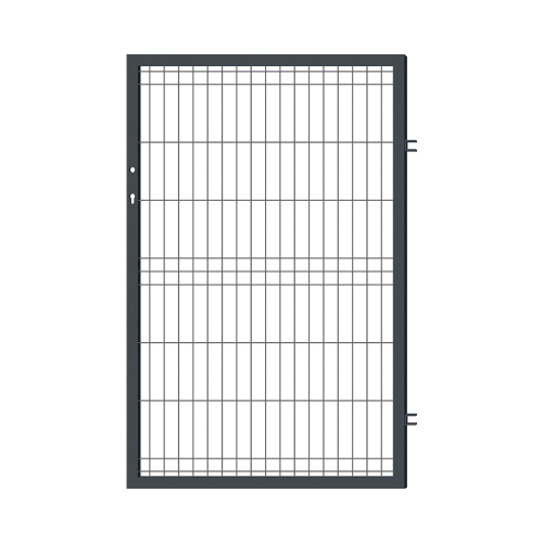 Furtka uniwersalna 120x96 cm, ogrodzenie Sparta 50 - kolor antracytowy