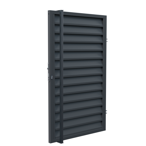 Jobb kiskapu elektromos csapóval és kapaszkodóval, Imperial kerítés (1)