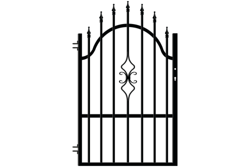 Furtka lewa, ogrodzenie Tola 2