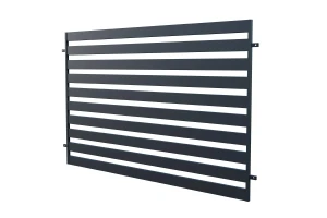 Kerítéselem 120x116 cm, szín RAL7034MDS, Szafir M kerítés, OUTLET (1) (1)