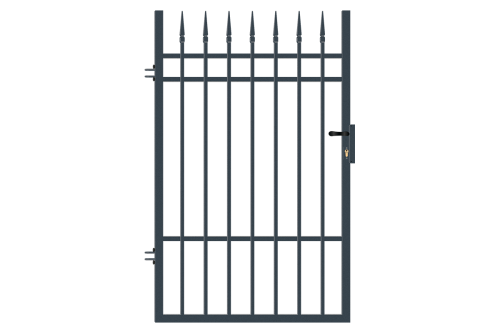 Jobb kiskapu, Portland kerítés (1) (1) (1) (1)