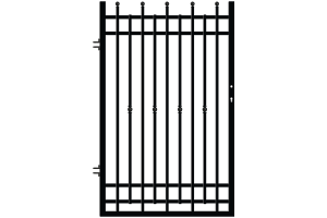 Bal oldali kapu zárral, 200 x 110 York 2 OUTLET kerítés