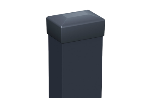 Słupek panelowy 6x4x170 cm, cynkowany i malowany proszkowo