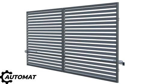 Kétszárnyú kapu 3 m automatával, Bryza kerítés (1)