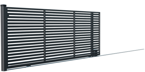 Egyedi gyártású tolókapu ellensúly nélkül, Arizona kerítés