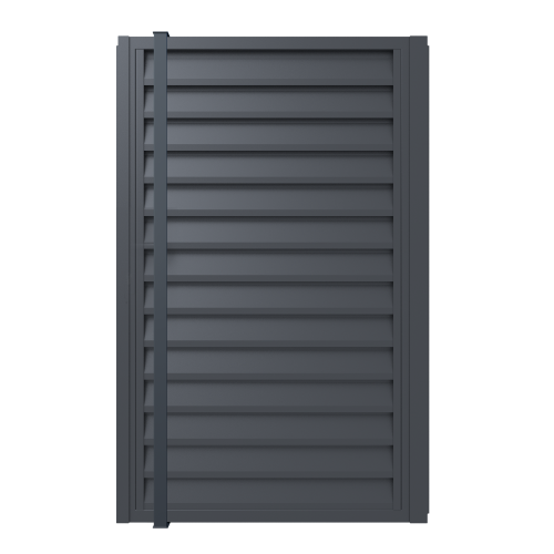 Jobb kiskapu elektromos csapóval és kapaszkodóval, Imperial kerítés