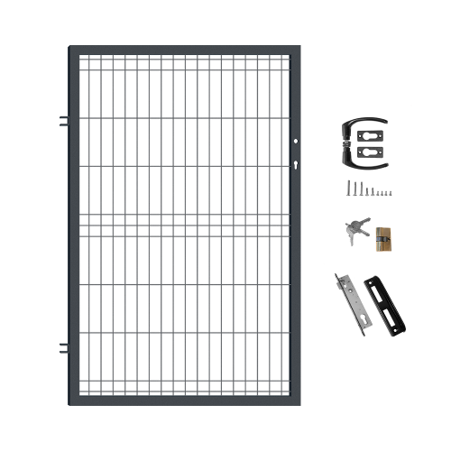 Furtka uniwersalna z zamkiem 150x96 cm, ogrodzenie panelowe.png