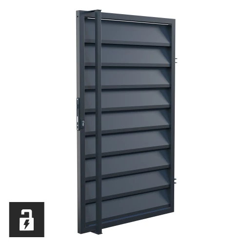 Jobb kiskapu elektromos ütéssel, Mistral kerítés