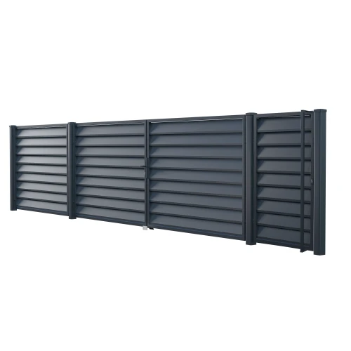 Mistral-linia-ogrodzenia-brama-dwuskrzydłowa-furtka-z-elektrozaczepem-ral7016.webp