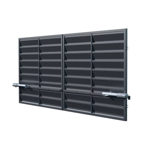 Mistral-brama-dwuskrzydłowa-z-automatem-3,5m-ral7016-tył.webp