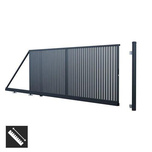 Egyedi gyártású tolókapu, Salvador kerítés (1)