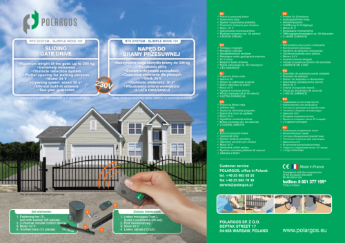 Automat do bramy przesuwnej