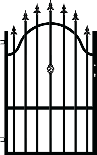 Furtka lewa 150 cm, ogrodzenie Polis