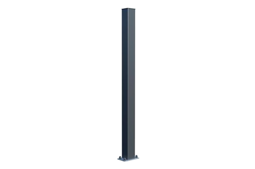 Słupek aluminiowy do bramy i furtki 10x10x157 cm, ogrodzenie element