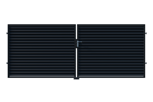 Kétszárnyú kapu, Stante GSH8020 kerítés meghajtás nélkül