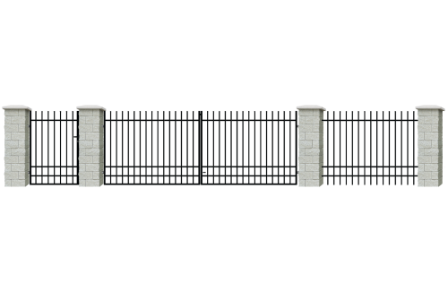 Ogrodzenie Nicea - wariant 1