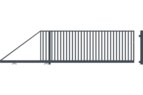 Egyedi gyártású tolókapu, Salvador kerítés