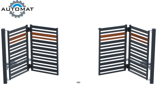 Brama łamana 4m z automatem - ogrodzenie Ora