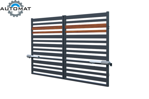 Kétszárnyú kapu 3 m automatával, Ora kerítés
