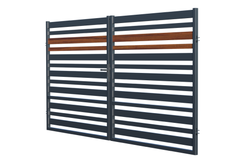 Egyedi gyártású kétszárnyú kapu, Ora kerítés