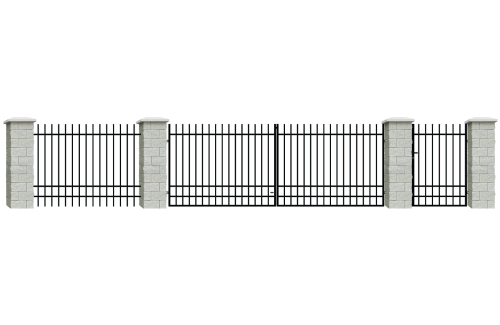 Ogrodzenie Nicea - wariant 1