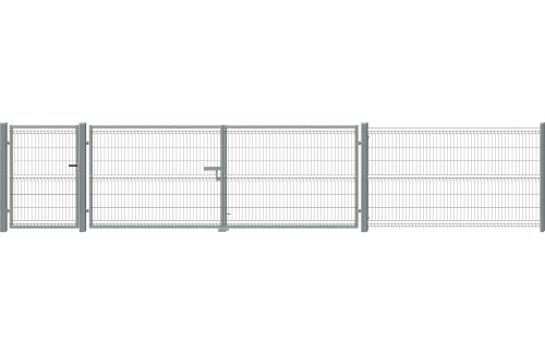 Ogrodzenie panelowe - wariant 1