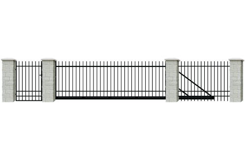 Ogrodzenie Nicea - wariant 1