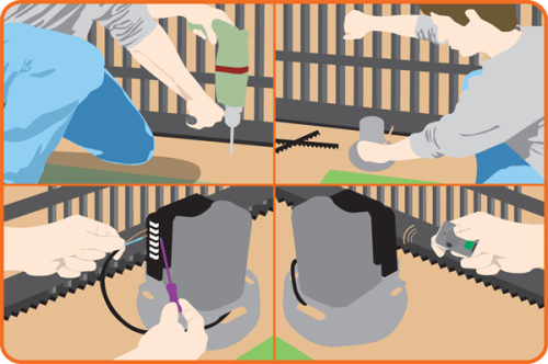 Automat do bramy przesuwnej