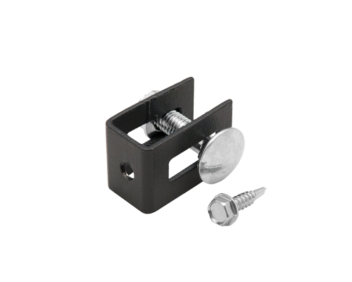 Łącznik U do przęsła, kolor antracyt, 2 sztuki