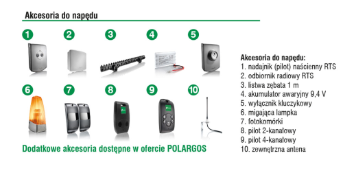 Automat do bramy dwuskrzydłowej